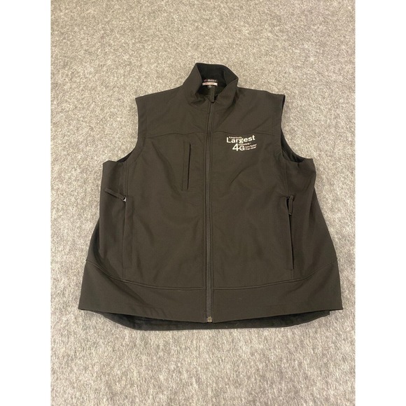 T-Mobile Employee Vest SZ XL Black Full Zip Pockets Sleeveless - Picture 1 of 8